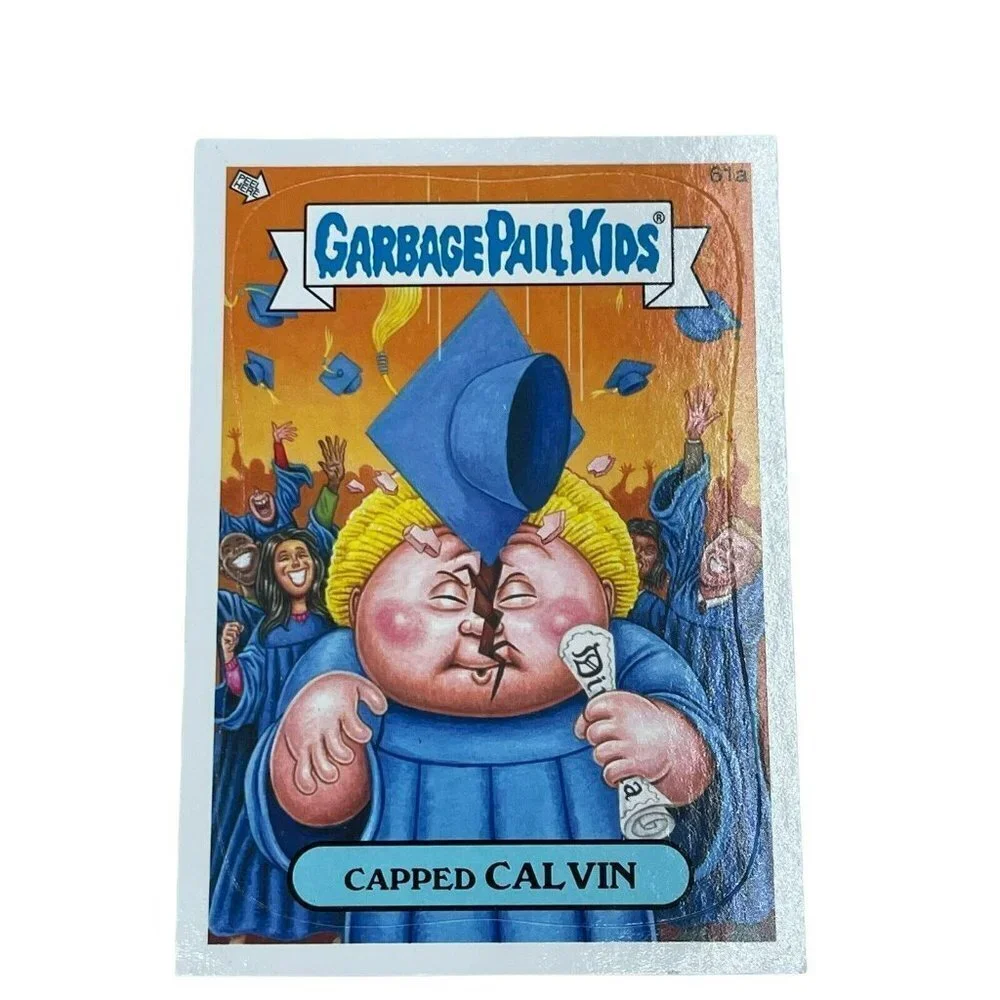 Vtg 7 Garbage Pail Kids Cards Capped Calvin Last leg Lester Padme And More Lot